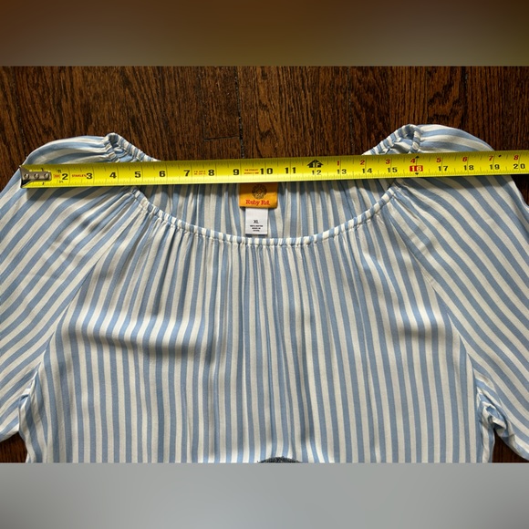 Ruby Road Lace Pinstripe Blouse - Picture 12 of 15